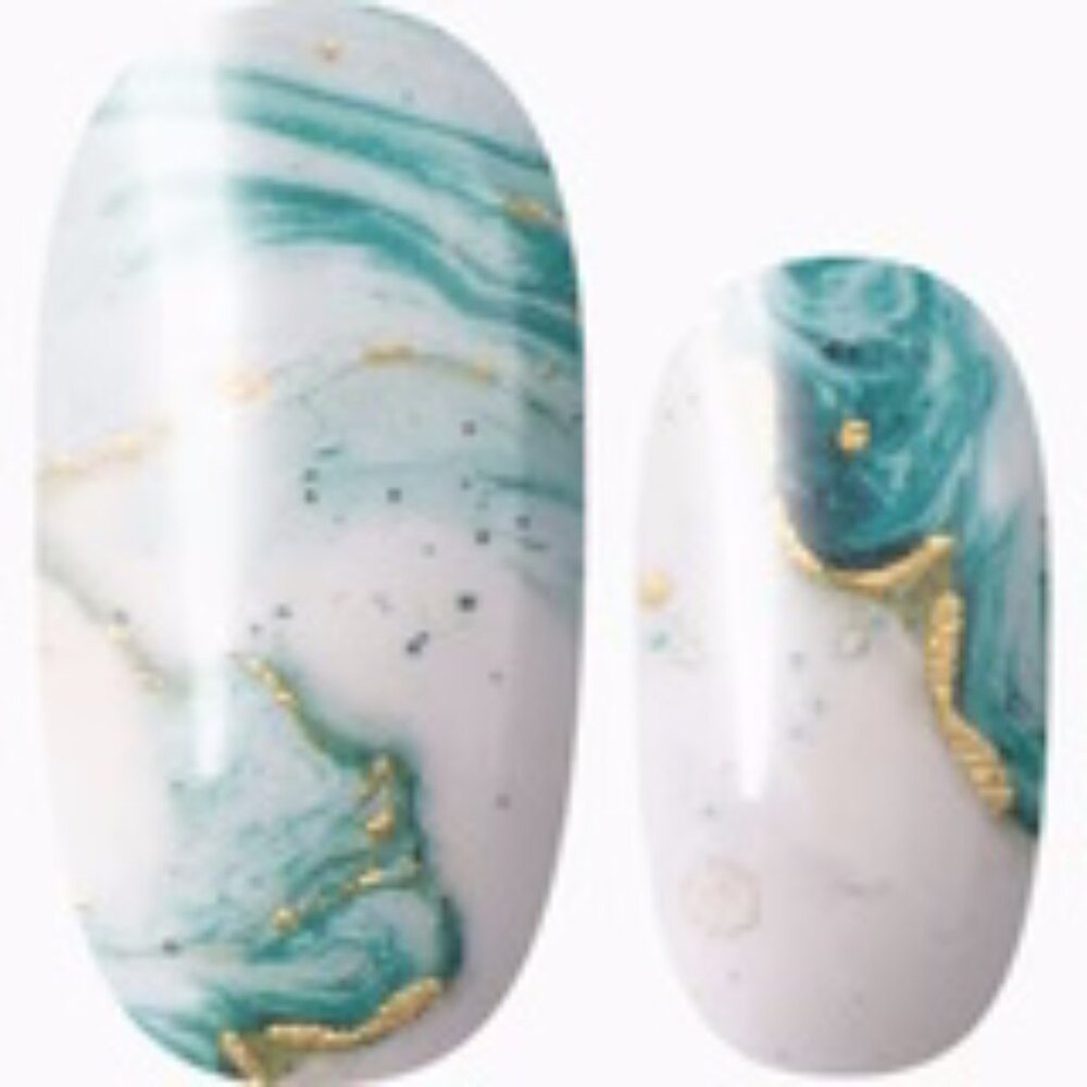 3 for 15 - LILY & FOX - GODDESS OF THE SEA Nail Stickers Wrap Strips Abstract